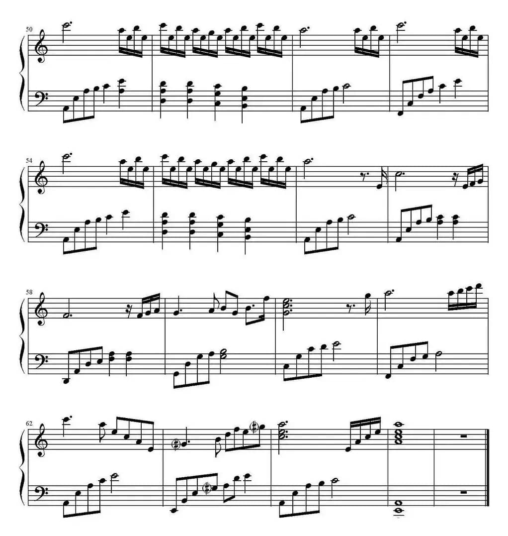 眼泪tear（钢琴简易演奏版）