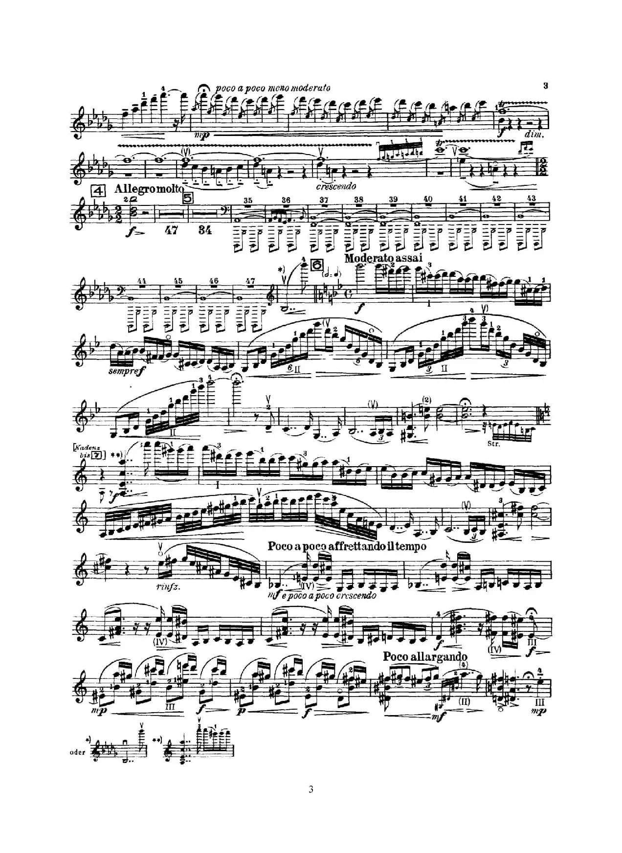 Concerto in D Minor Op.47（小提琴分谱）