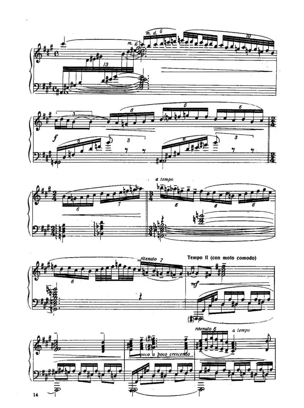 Six Préludes Exotiques Op·17（6首特色前奏曲·1）