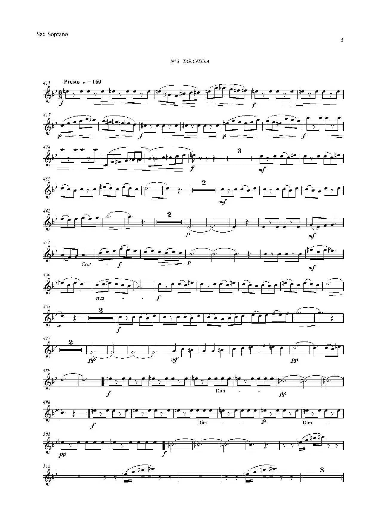 ESTILOS（四重奏高音萨克斯分谱）