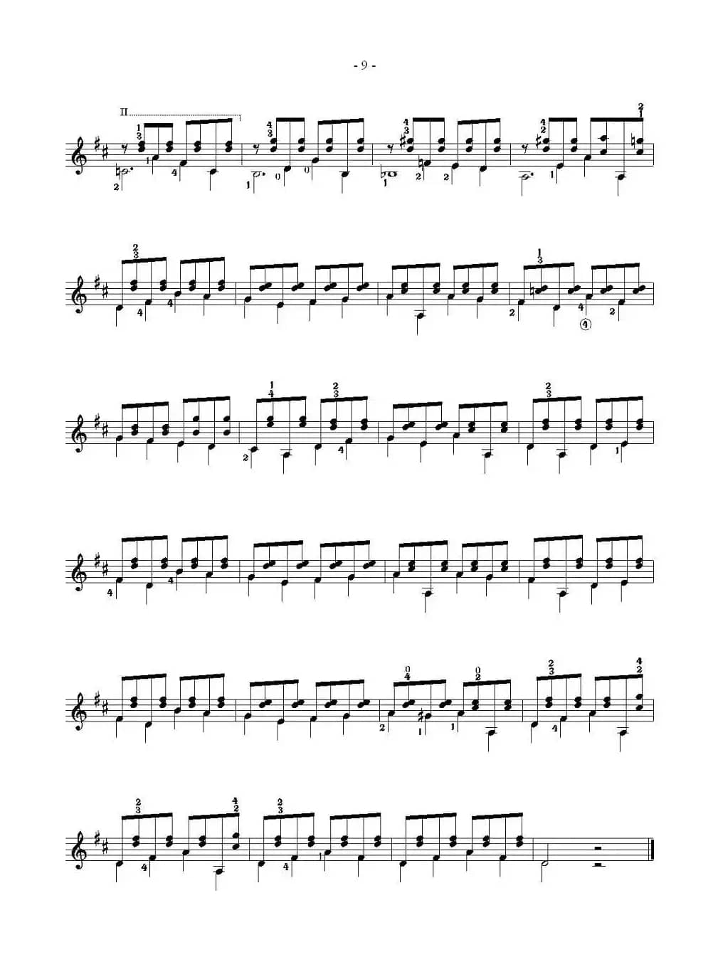 索尔·克斯特26首练习曲之6——10