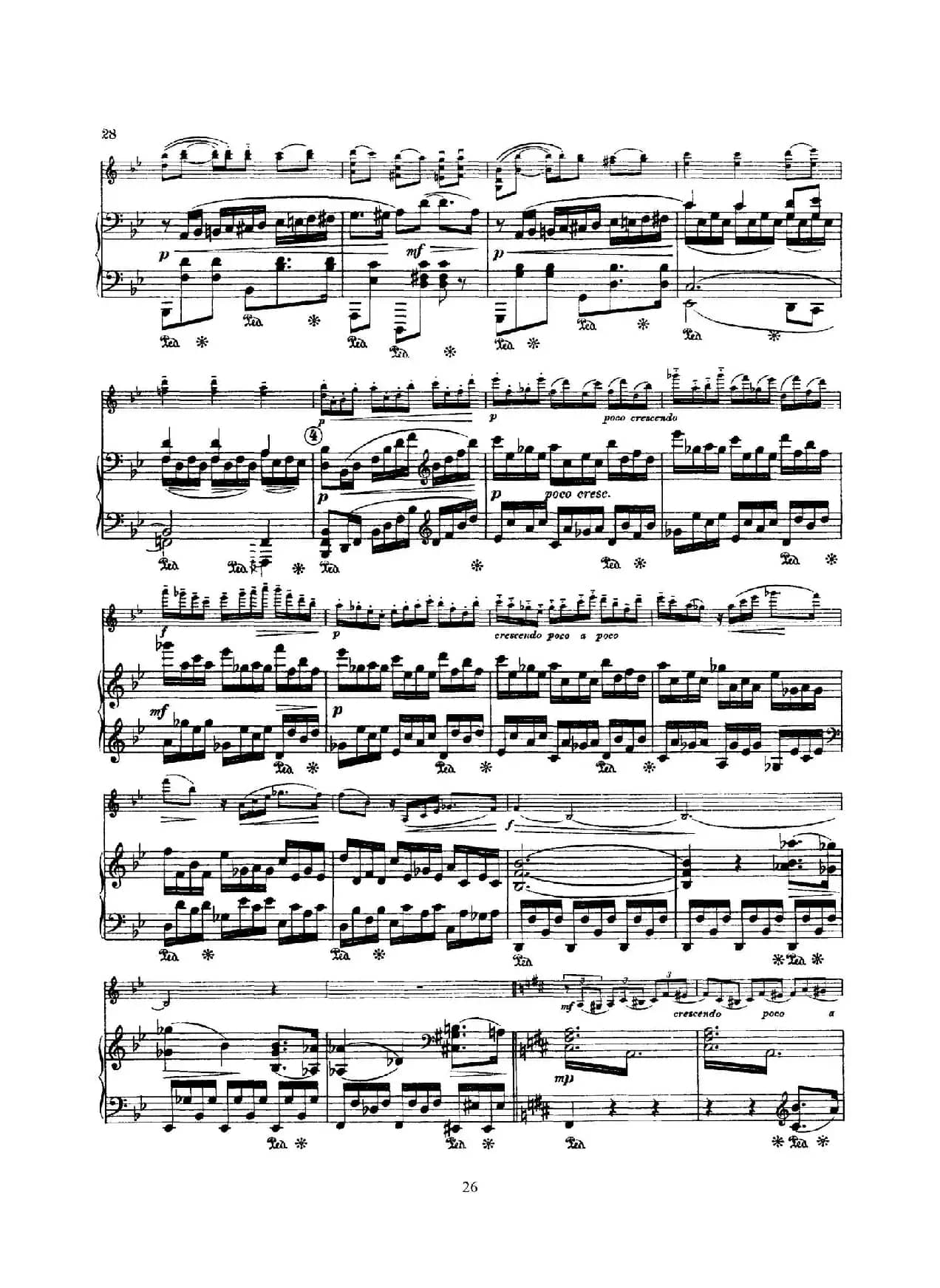 Concerto in D Minor Op.47（小提琴+钢琴伴奏）