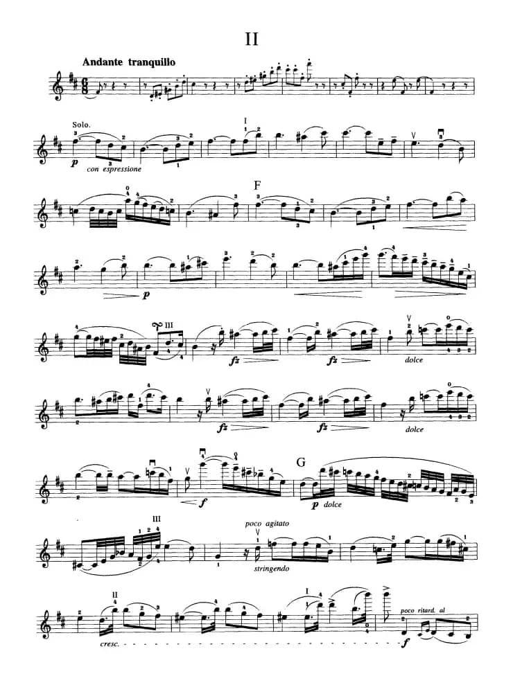 第七协奏曲Op.76（小提琴分谱）