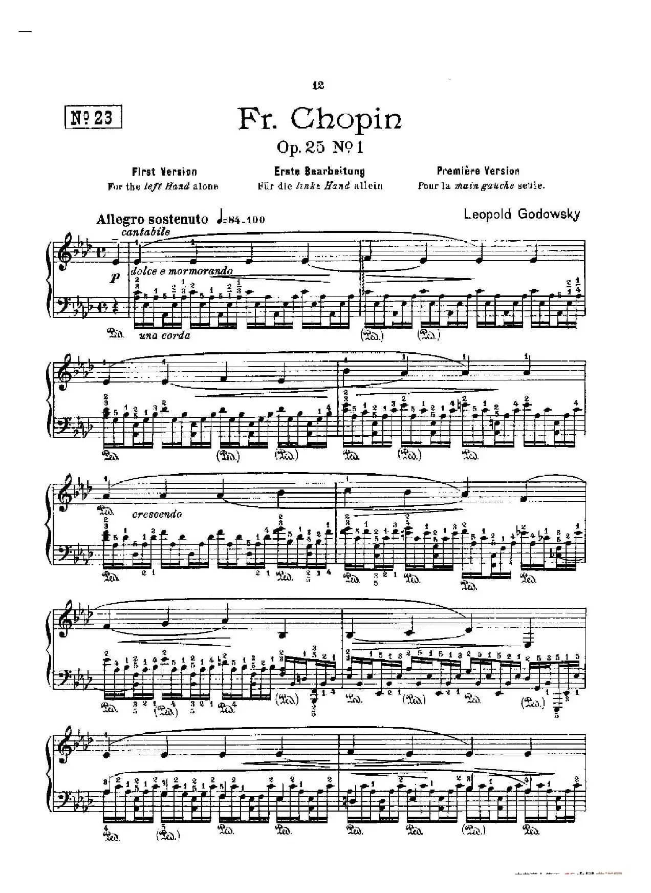 53首以肖邦练习曲为素材而作的练习曲（No.23）