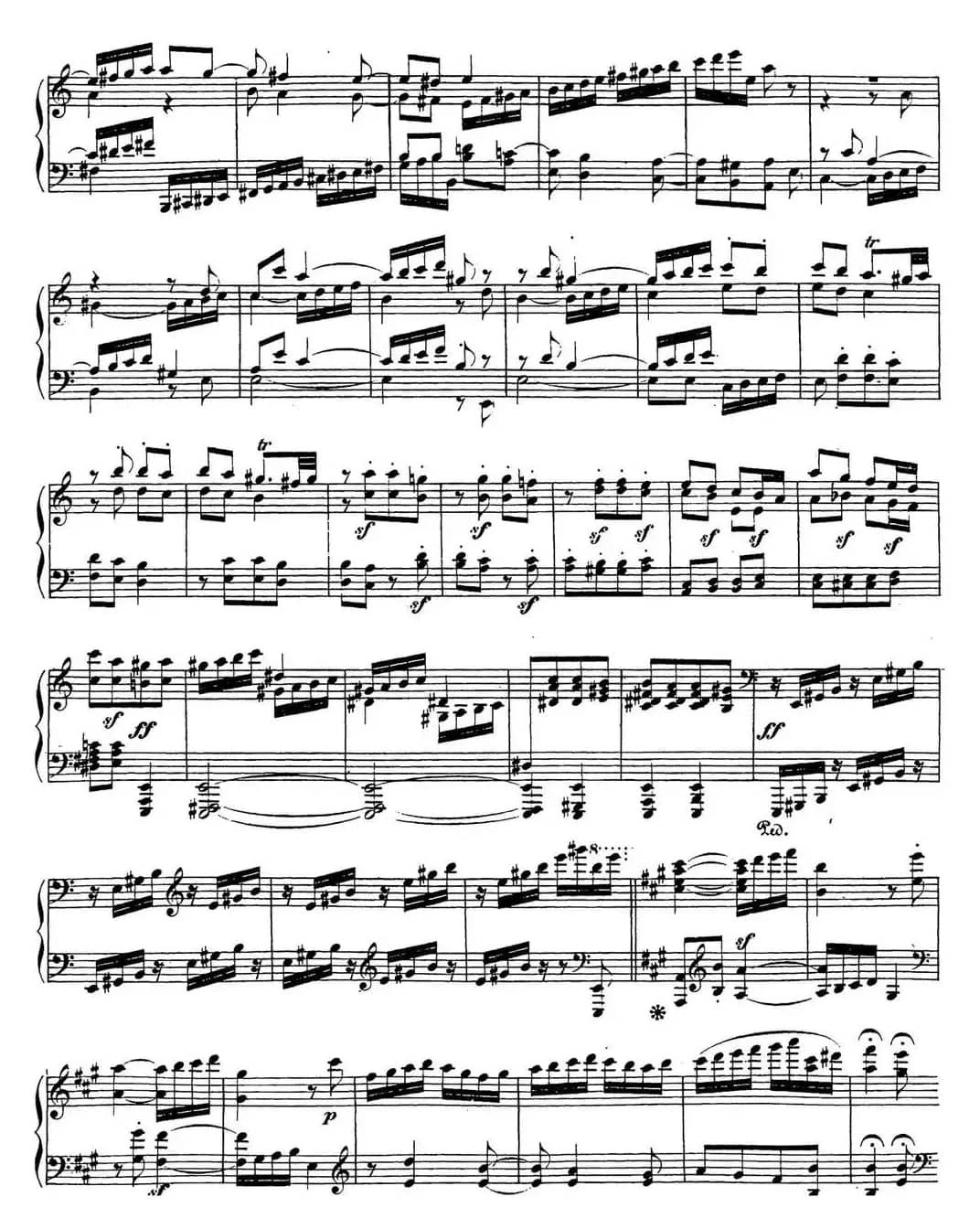 贝多芬钢琴奏鸣曲28 A大调 Op.101 A major