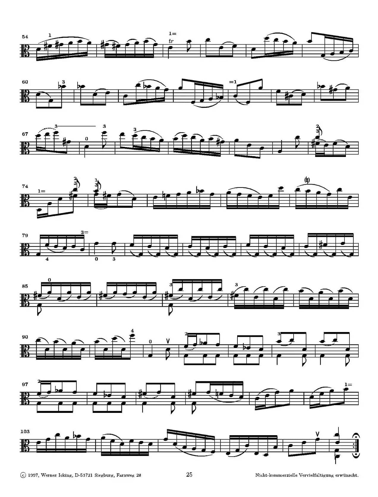 巴赫《无伴奏组曲》Ⅲ（中提琴）