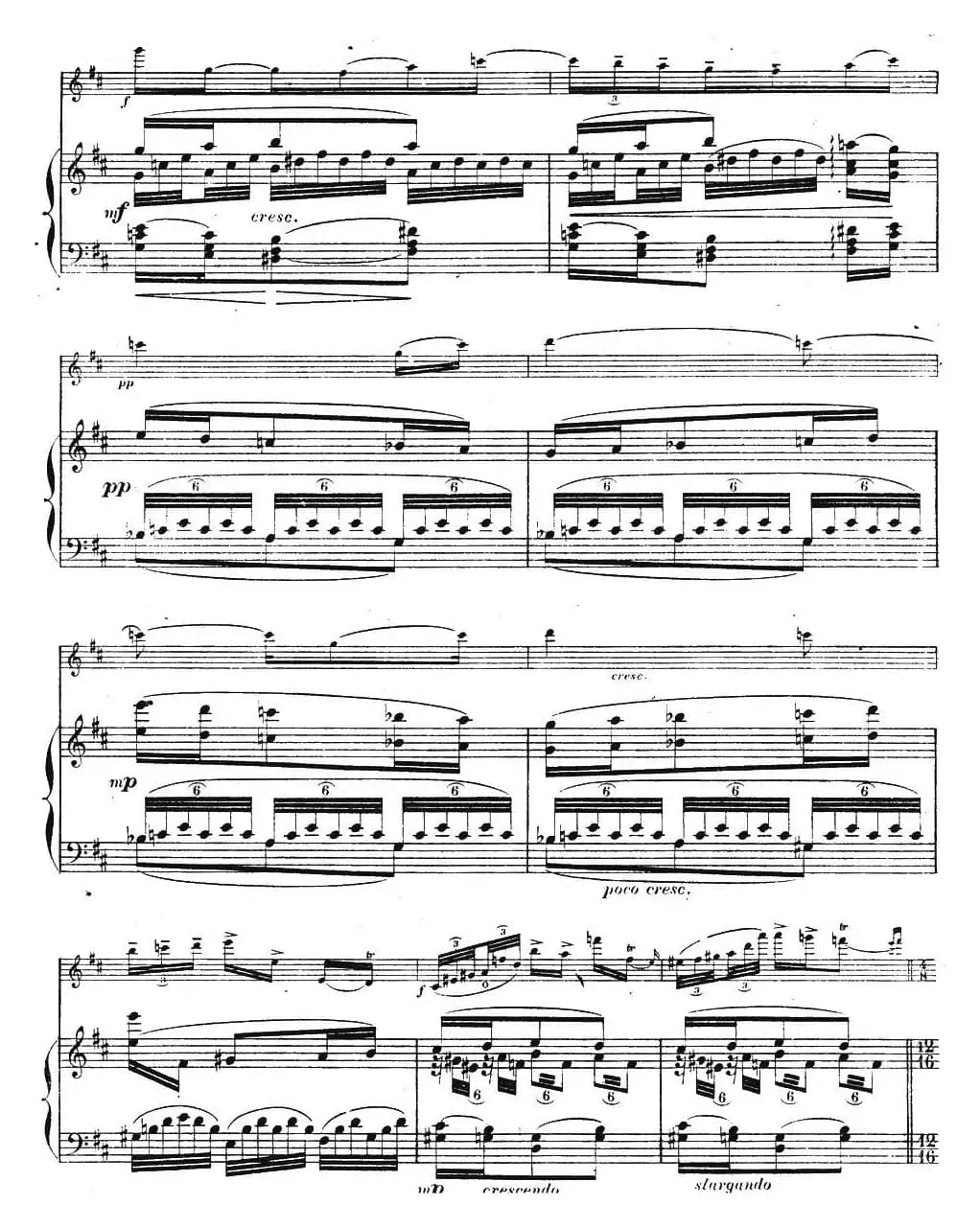 伊萨伊作品集：Chant d'hiver（小提琴+钢琴伴奏）