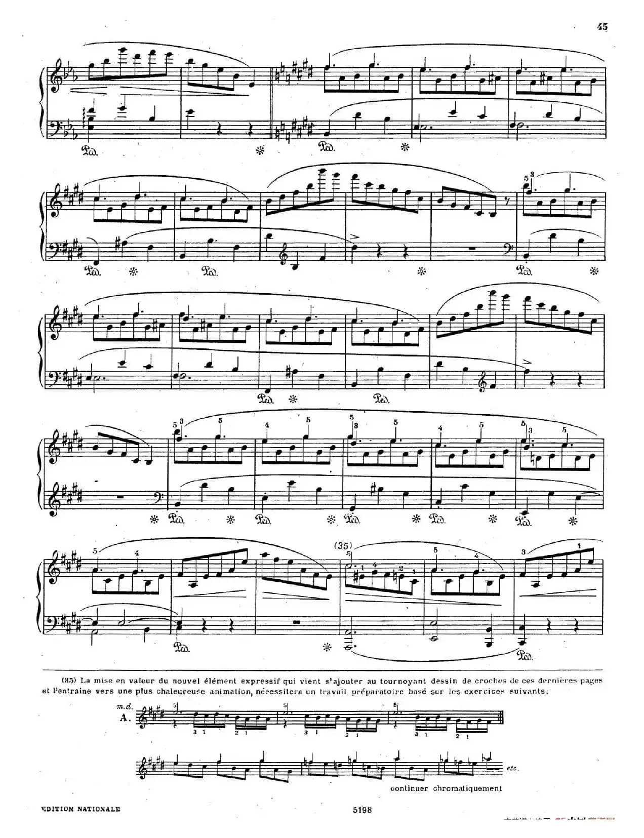 Scherzo No.4 in E Major Op.54(E大调第四谐谑曲·柯尔托教学版)