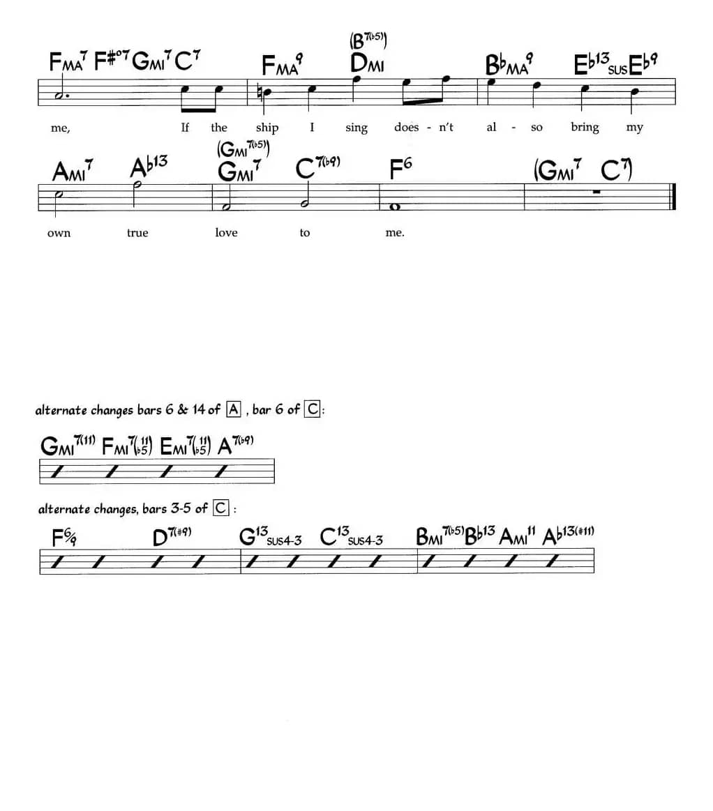 My Ship（爵士钢琴曲）