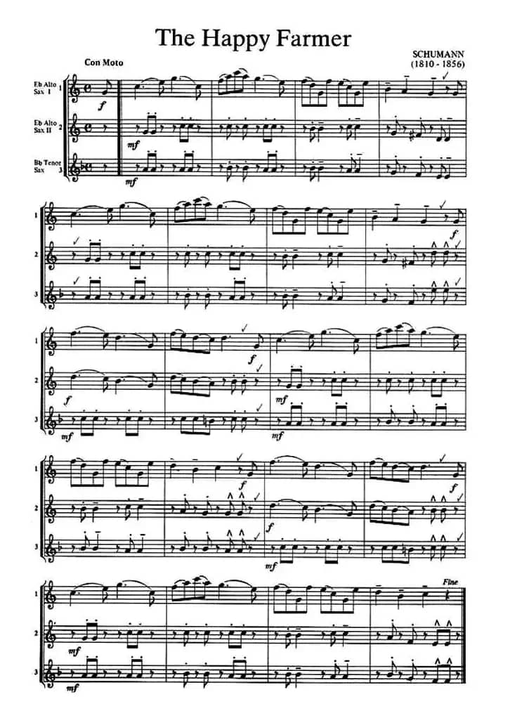 the happy farmer（三重奏）