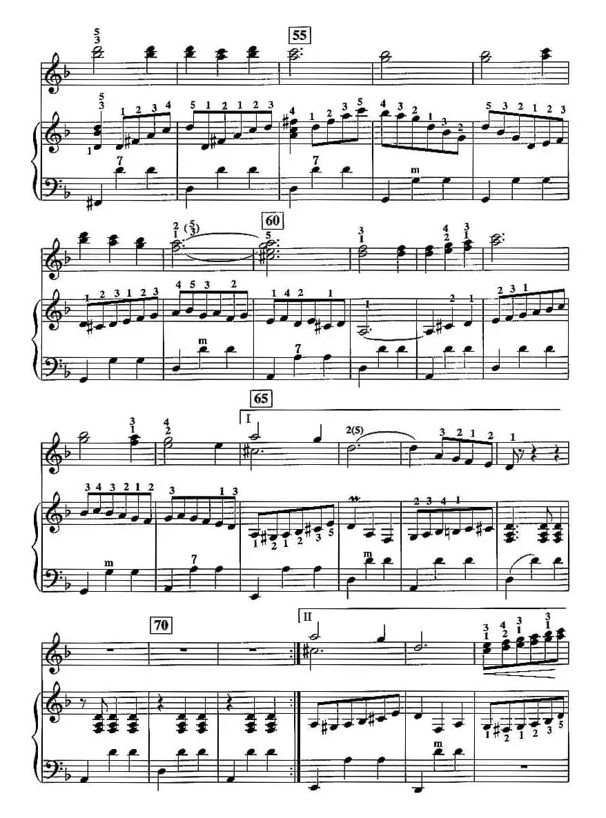 山楂树（二重奏）