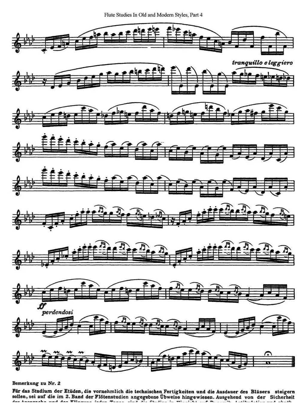 斯勒新老风格长笛练习重奏曲（第四部分）（NO.1-NO.2）