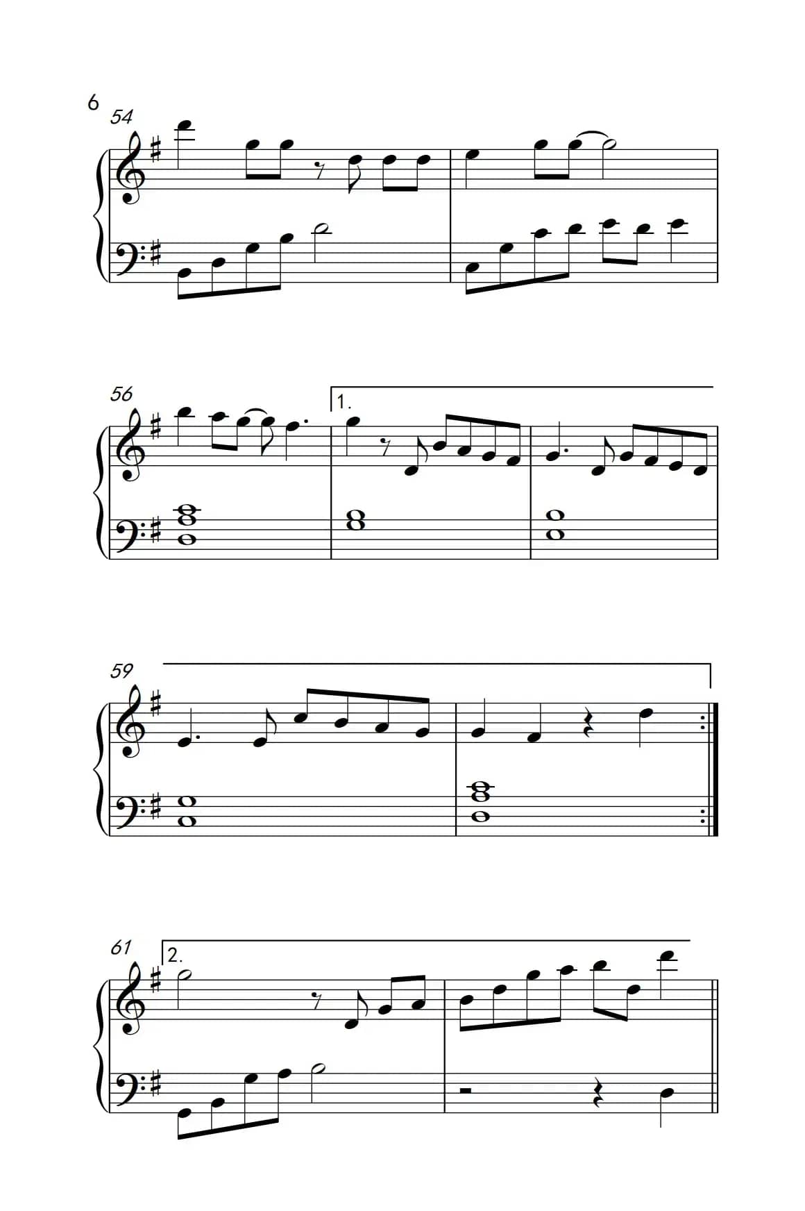 我知道你很难过（《弹吧音教》制谱版）