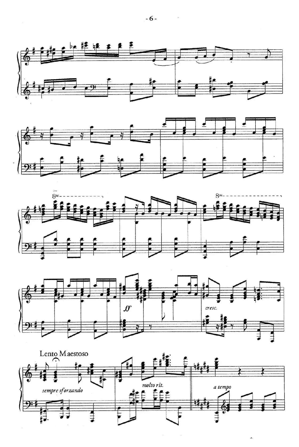 Carmen Variations 12 Pieces(12首卡门主题变奏曲·11)