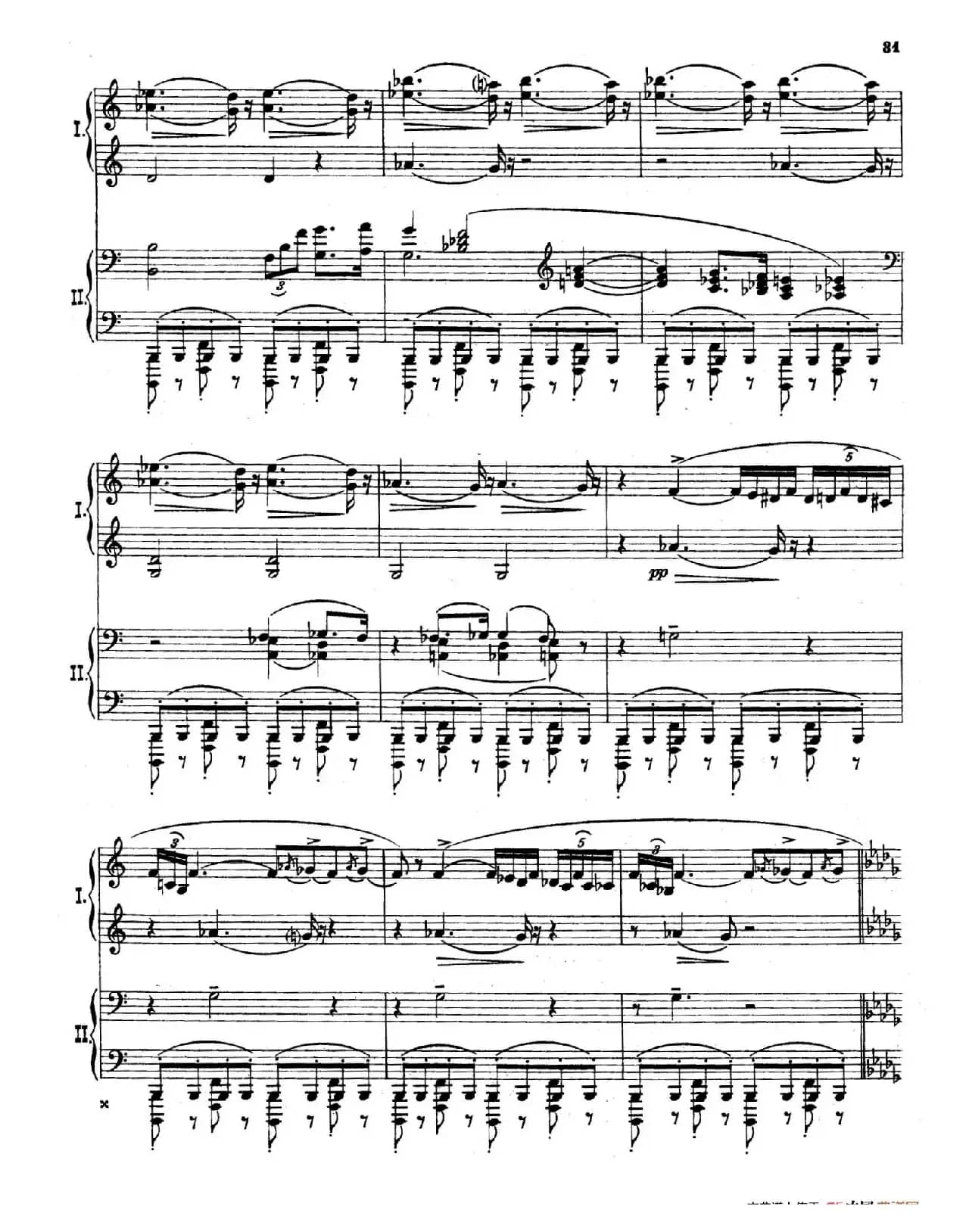 The Pines of Rome（交响诗《罗马的松树》·双钢琴）（第四部分：阿皮亚大道上的松树）