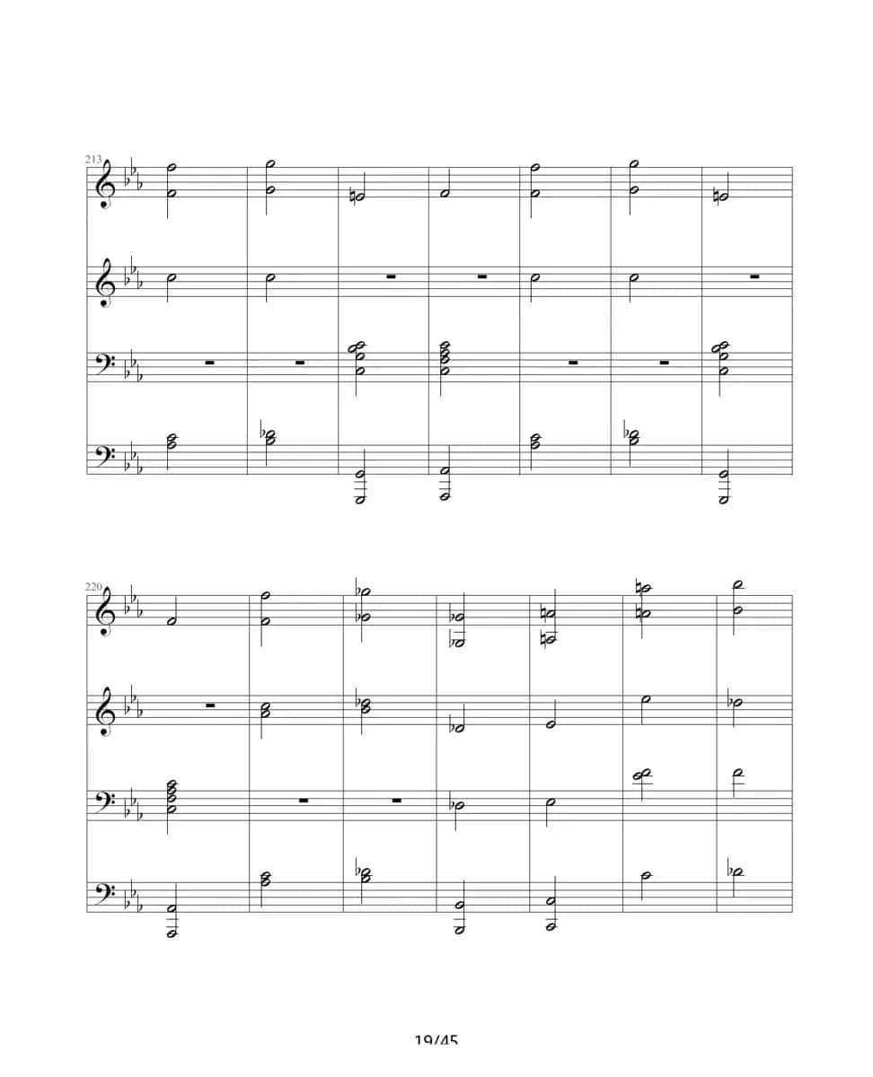 命运交响曲（四手联弹）