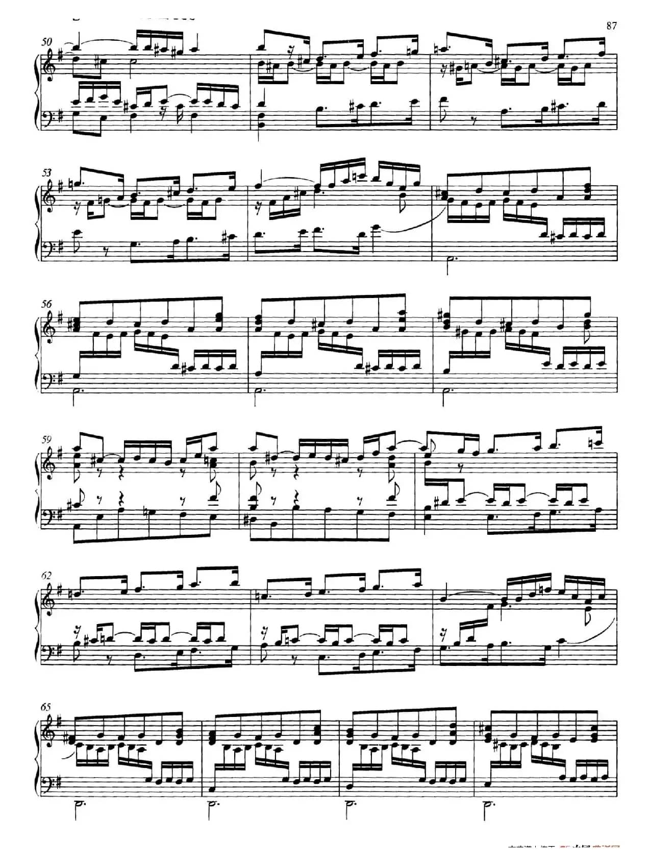 Prelude and Fugue in e Minor BWV 548（e小调前奏曲与赋格）