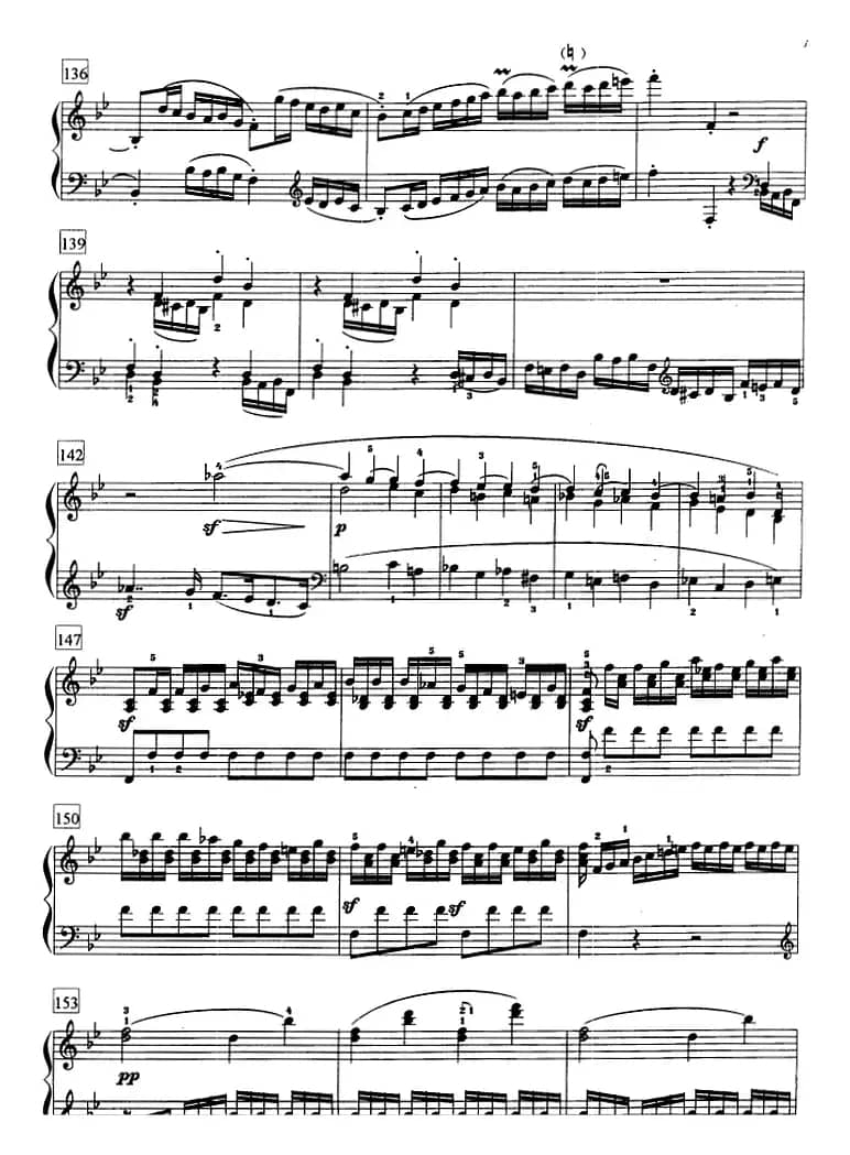 钢琴教程第七级 大型乐曲（降B大调奏鸣曲 Op.22 第一乐章）