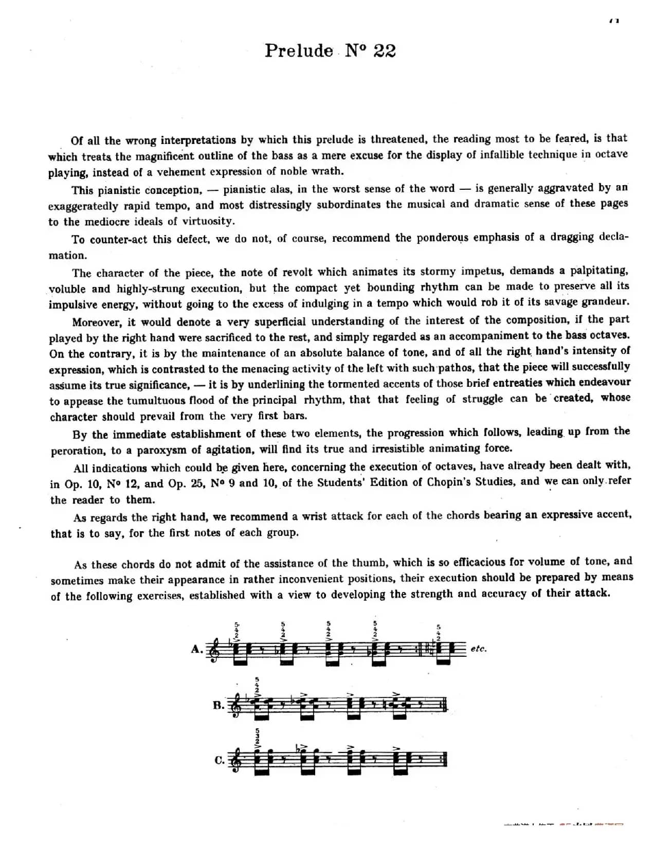 Preludes Op.28(24首前奏曲·22)