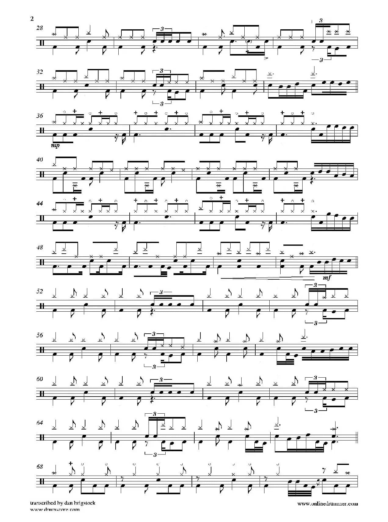 Waltz Of The Flowers.pdf（鼓谱）