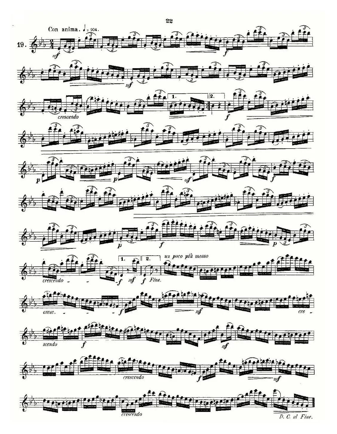 Andersen etude op30 之13—24（练习曲作品30号）