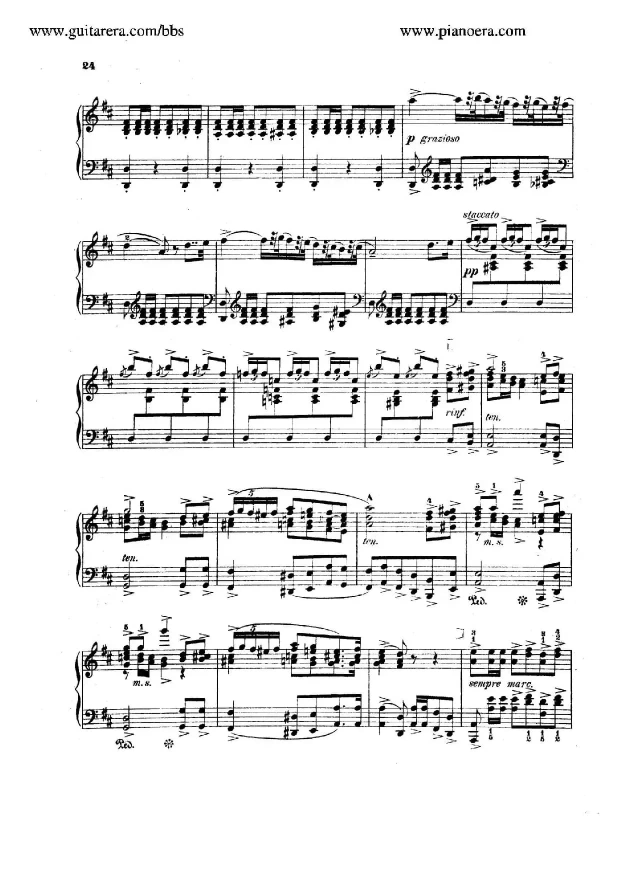 Spanish Dances Op.12(西班牙舞曲·钢琴独奏版)