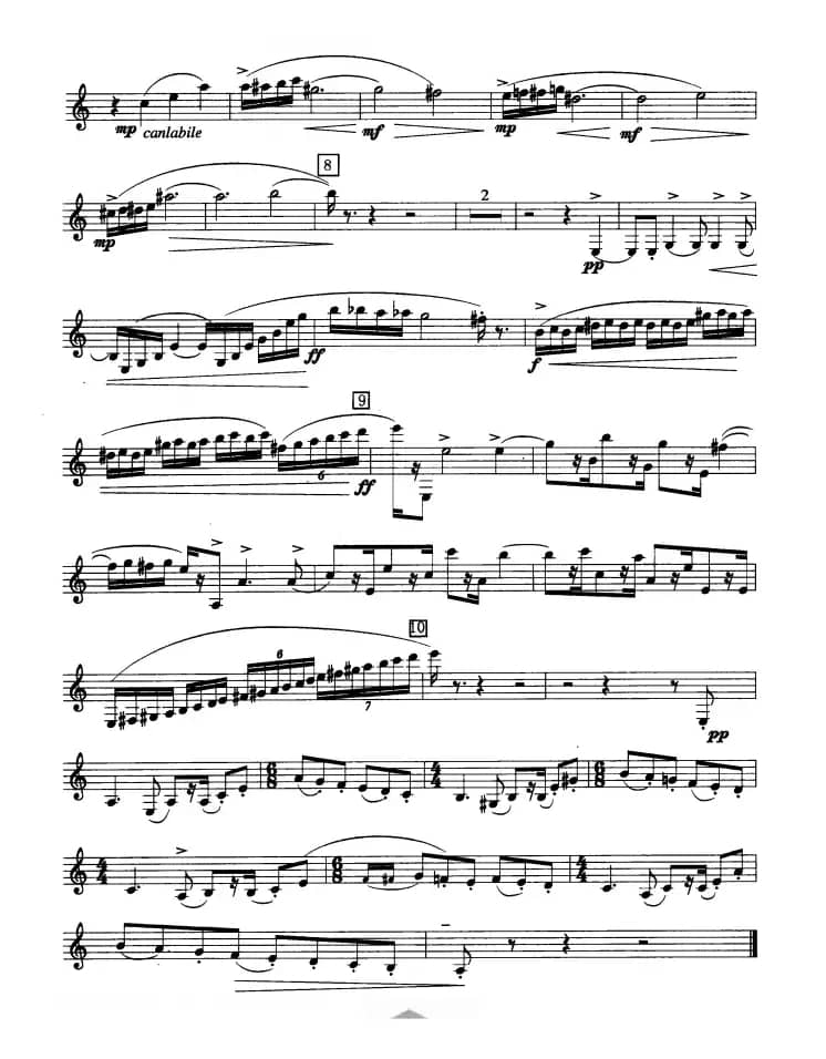 单簧管考级教材·第八级