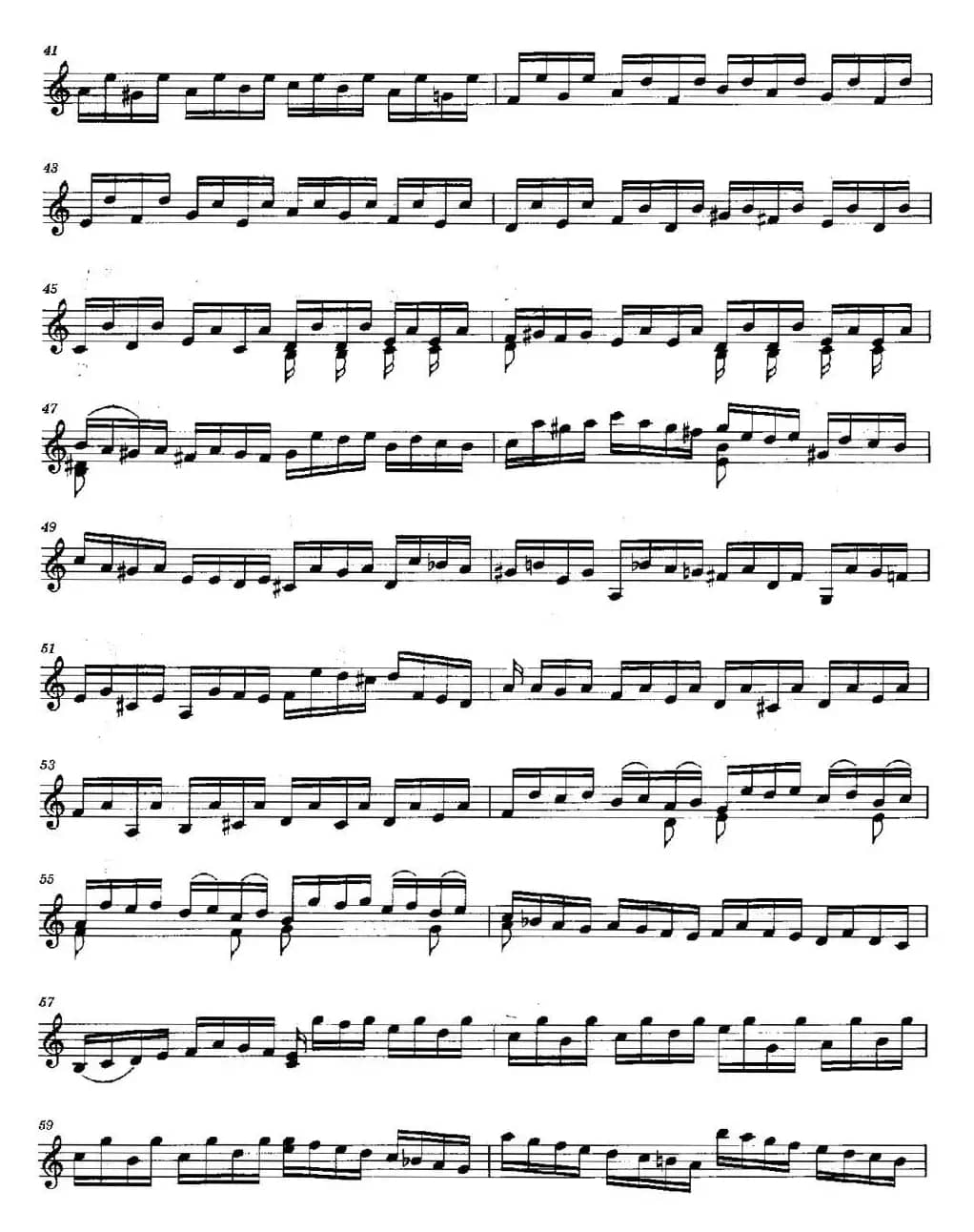 TOCCATA FOR SOLO VIOLIN