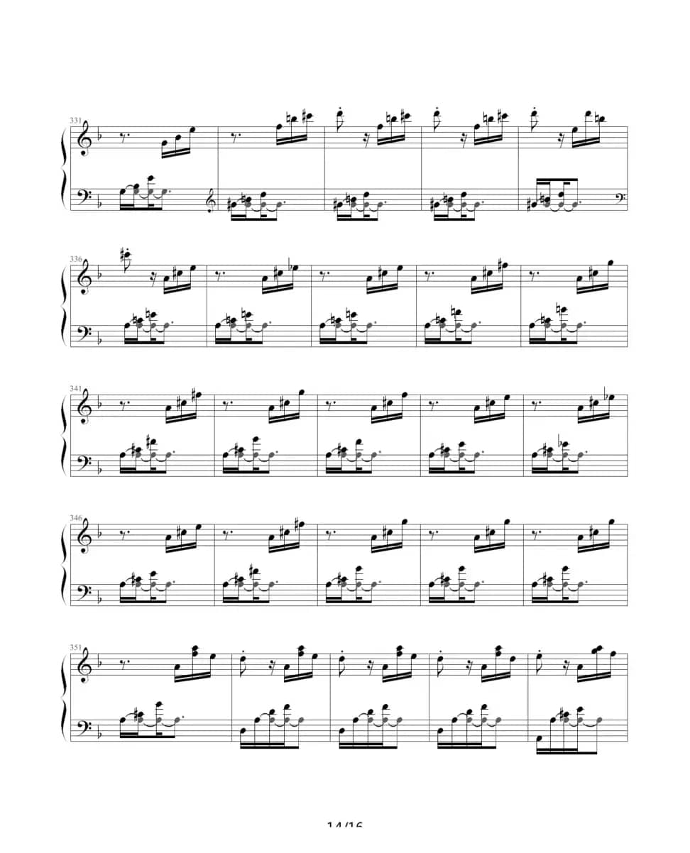 暴风雨（Beethoven's Sonata NO.17 Mov.3 ）