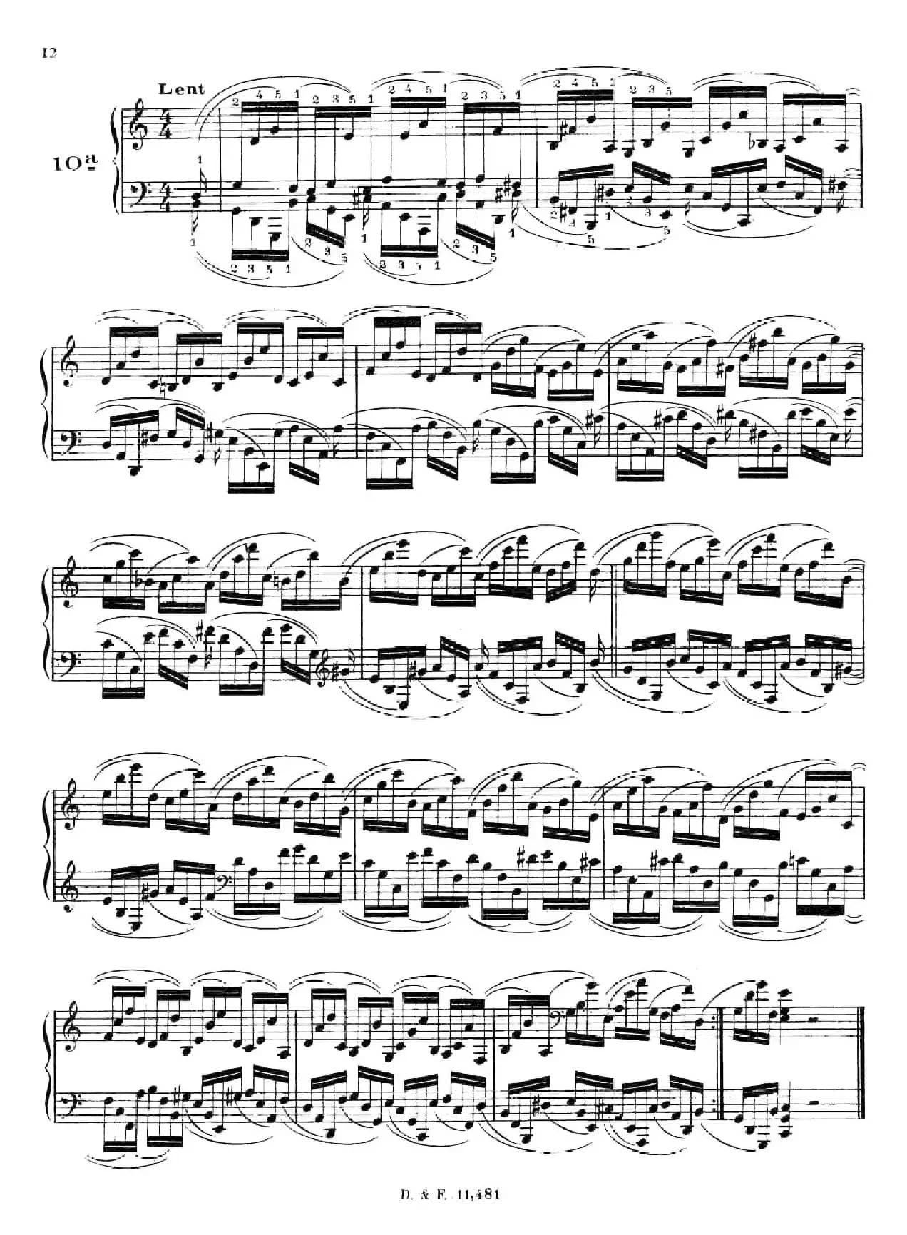 51 Exercises, WoO 6（51首钢琴练习 8—12）