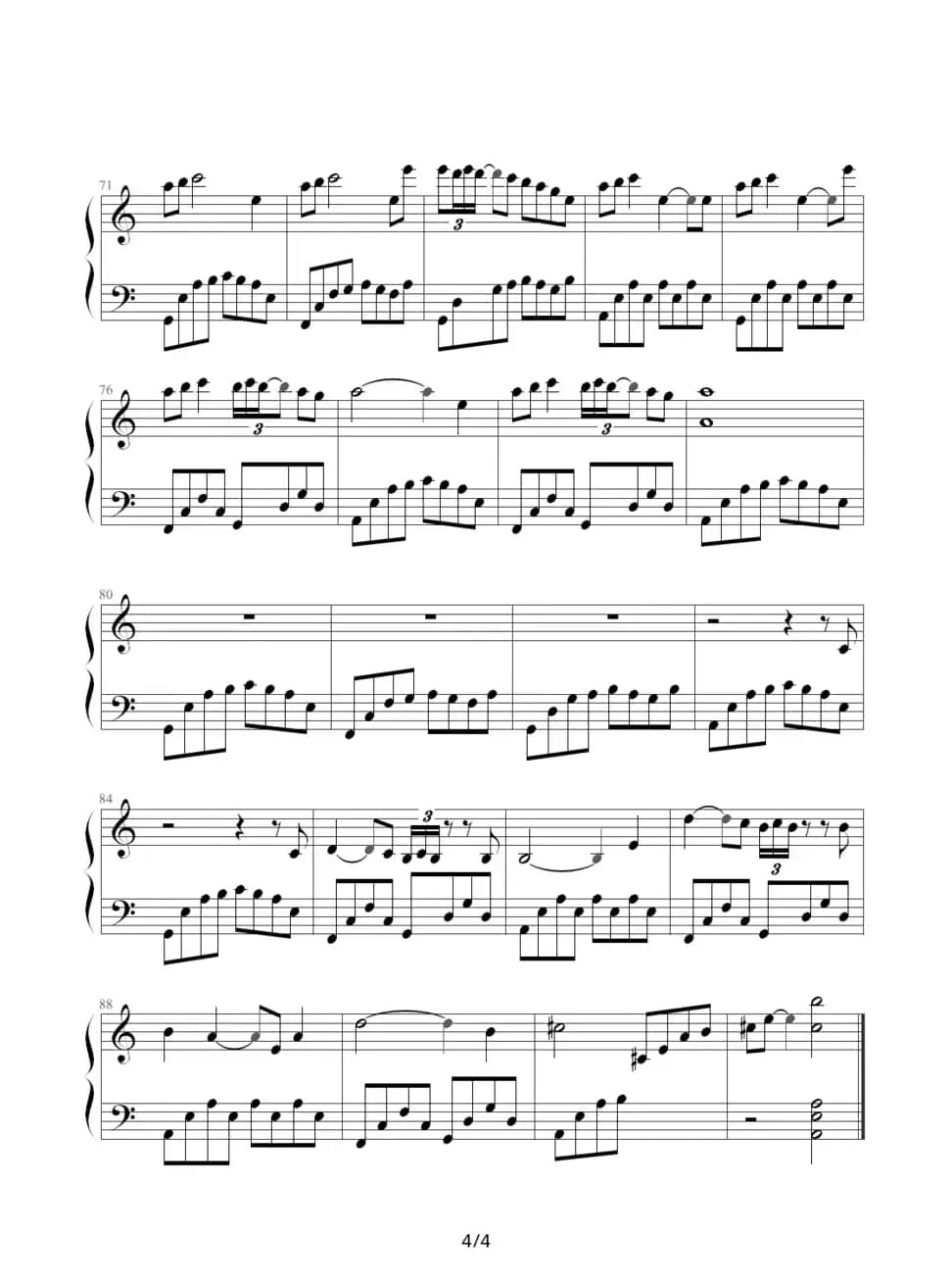 失去温暖（《千与千寻》插曲）