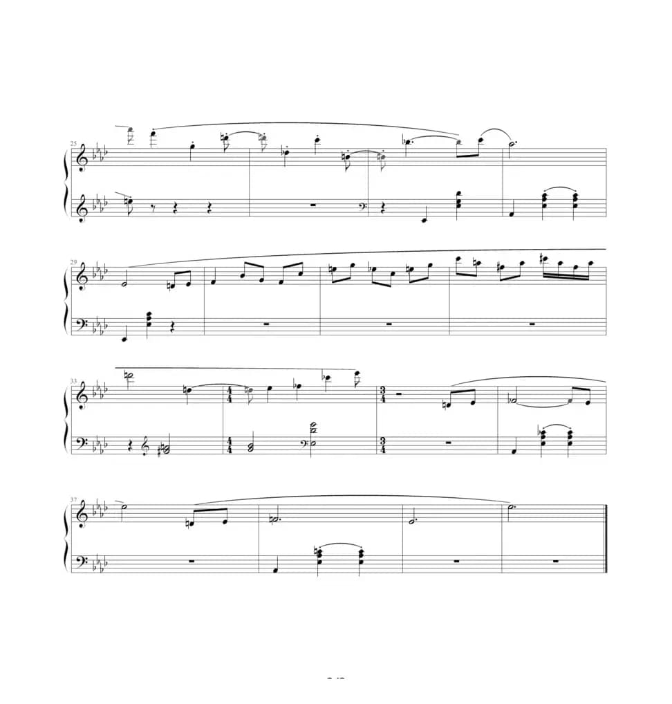 肖斯塔科维奇—前奏曲（17）：降A大调