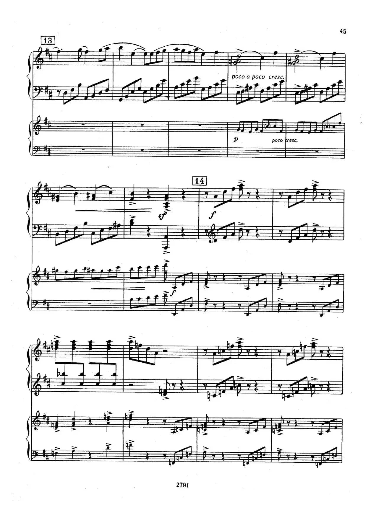 Piano Concerto No.3 in D major, Youth Op.50 - 2 pianos（D大调第三钢琴协奏曲“为青少年而作”Op.50·双钢琴）