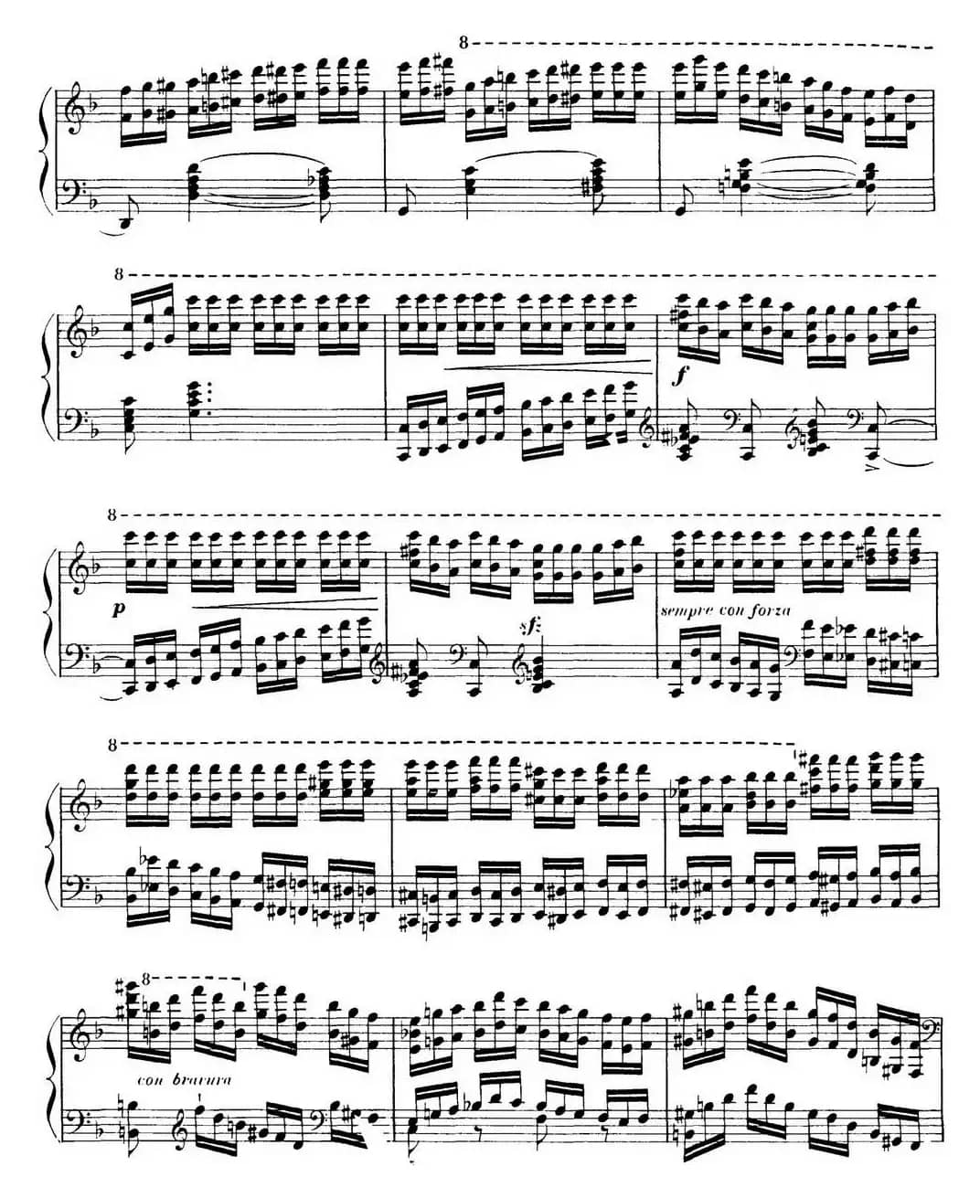 15 Etudes de Virtuosité Op.72 No.9（十五首钢琴练习曲之九）