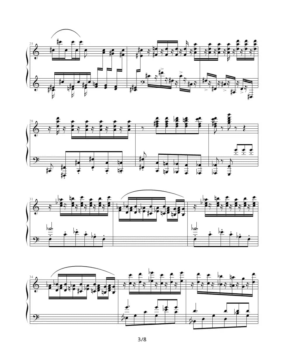 李斯特超凡练习曲第二首