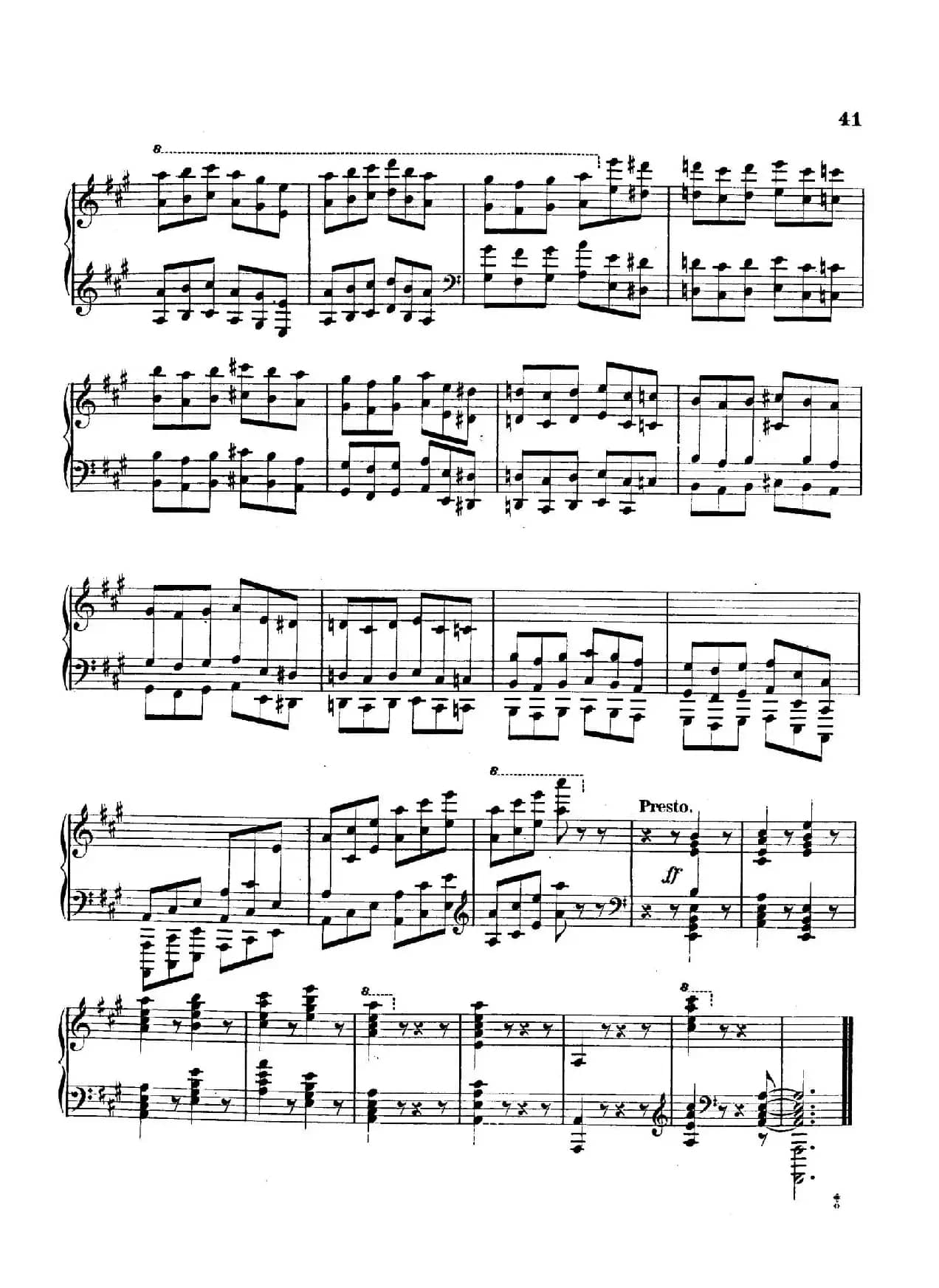 Variations on Yankee Doodle from Miscellenies Op.93（扬基嘟得主题变奏曲）
