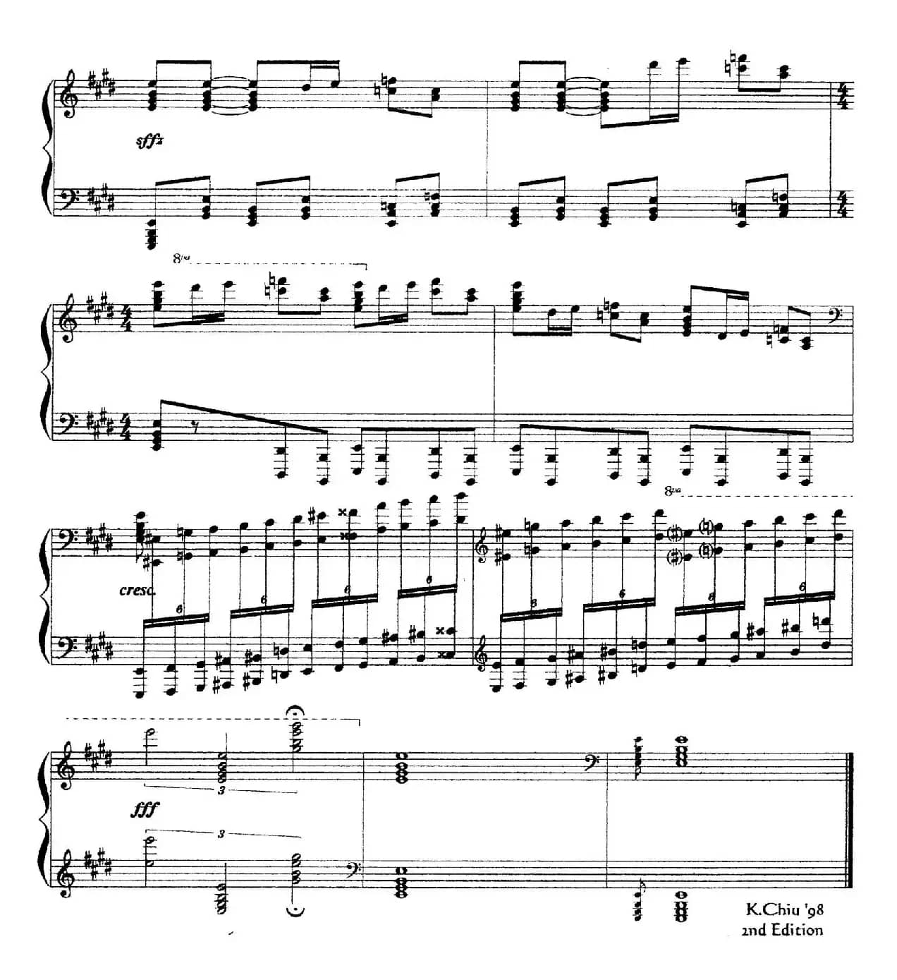 Carmen Variations 12 Pieces（12首卡门主题变奏曲·7—8）