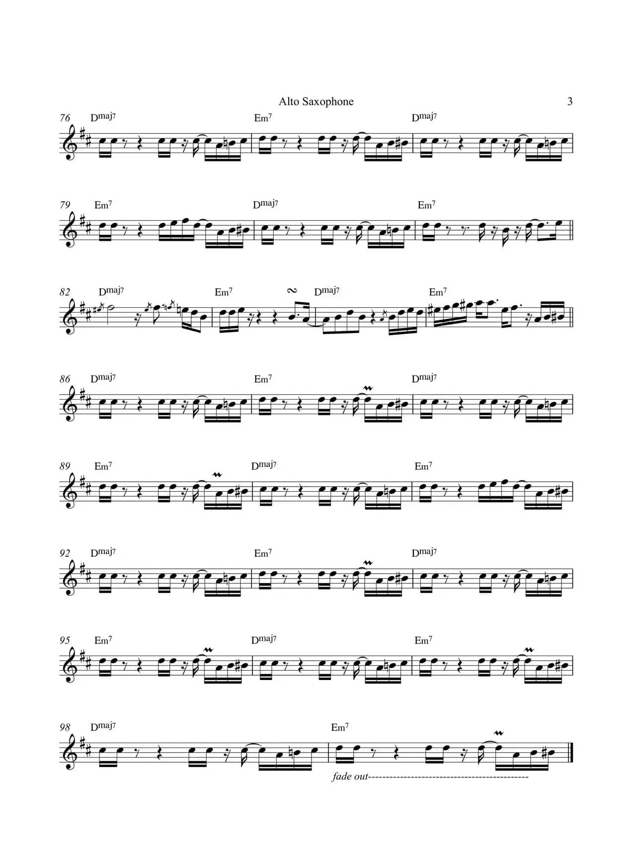 Soulful Strut（中音萨克斯）