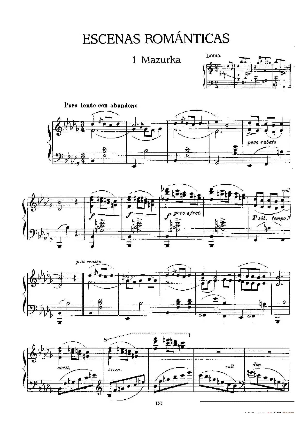 Escenas Románticas（浪漫的场景·1）