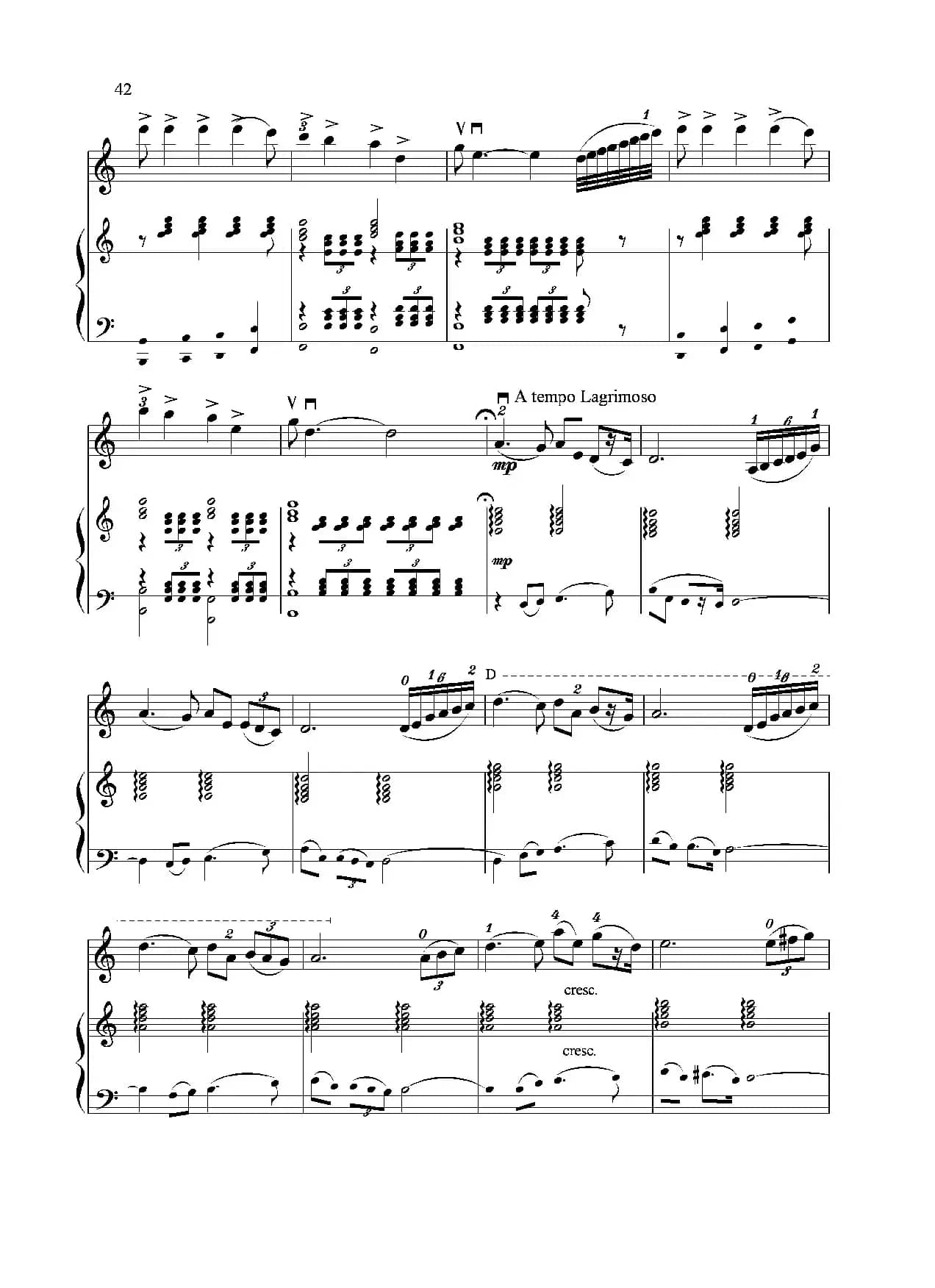 满江红幻想曲（小提琴+钢琴）