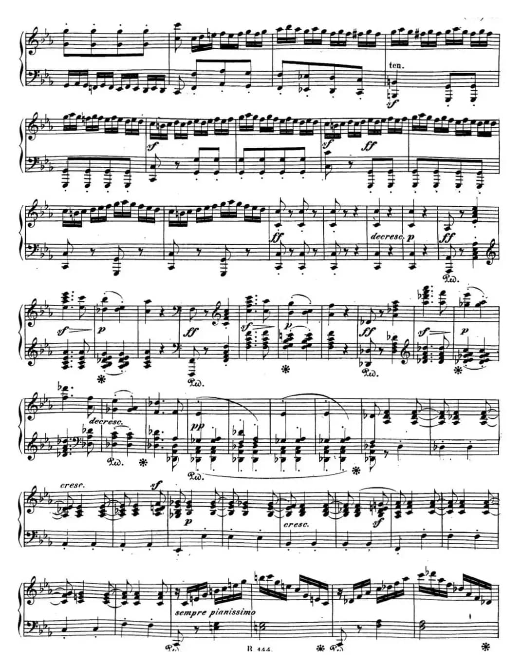 贝多芬钢琴奏鸣曲21 黎明（华尔斯坦） C大调 Op.53 C major