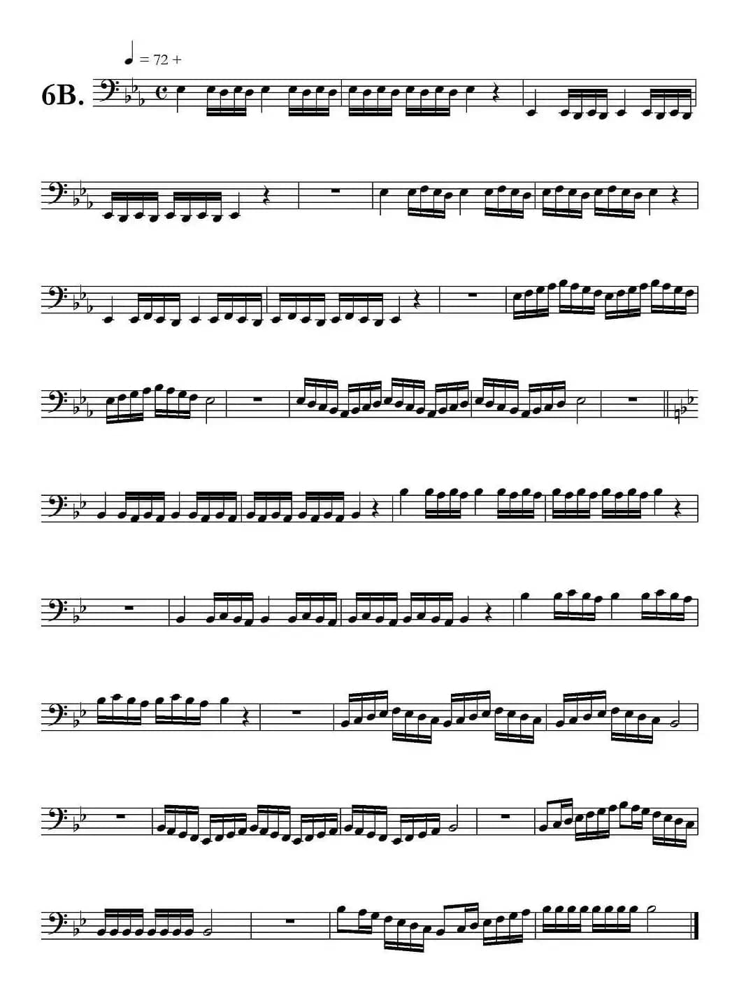 低音长号练习：Basic Routine