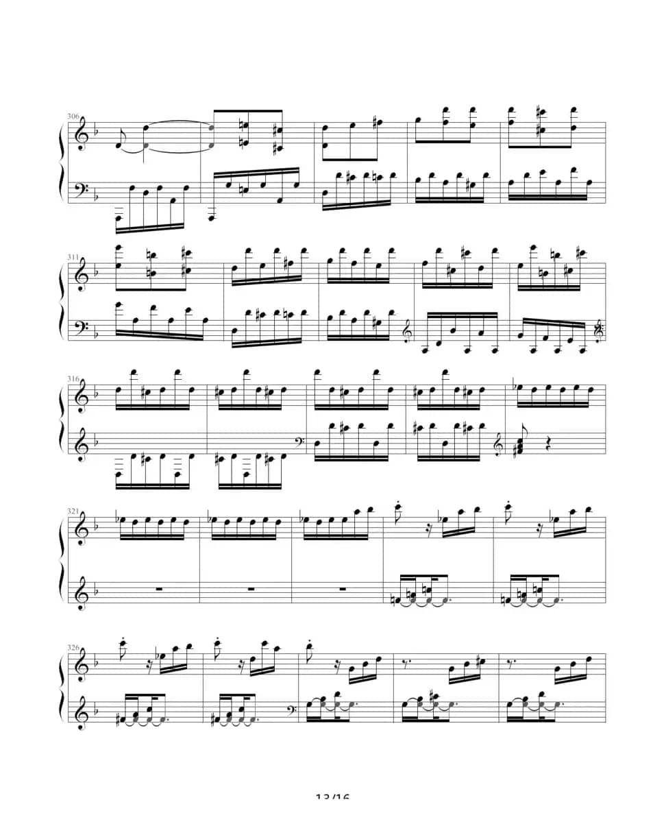 暴风雨（Beethoven's Sonata NO.17 Mov.3 ）