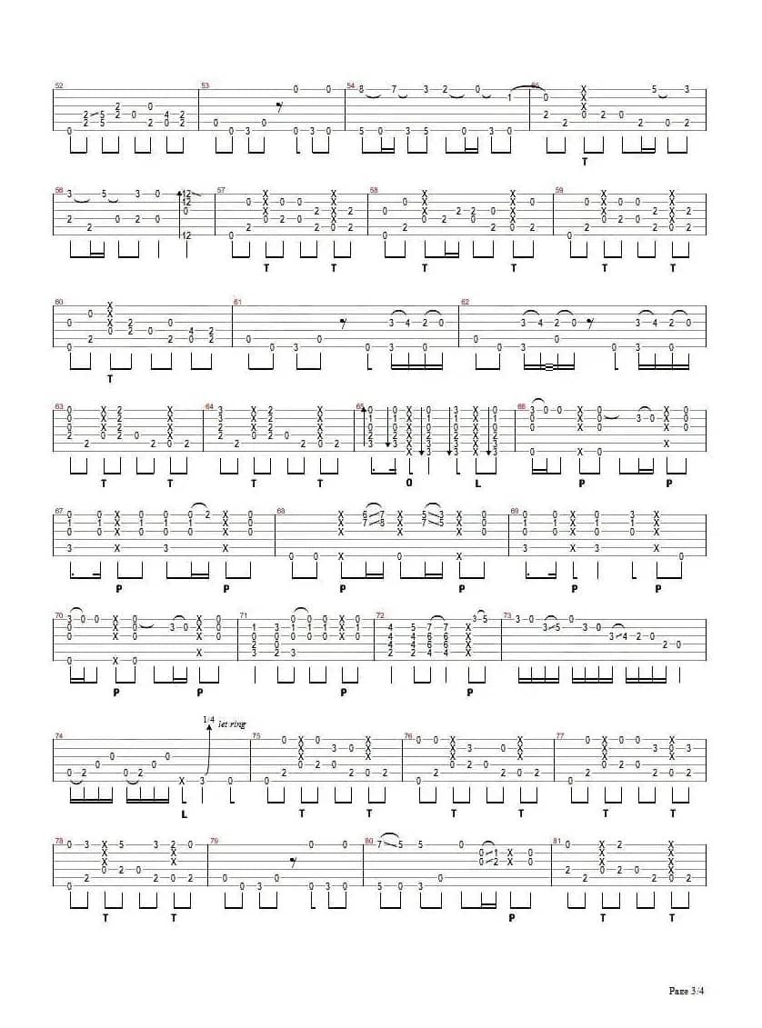 Bilie Jean（指弹独奏）