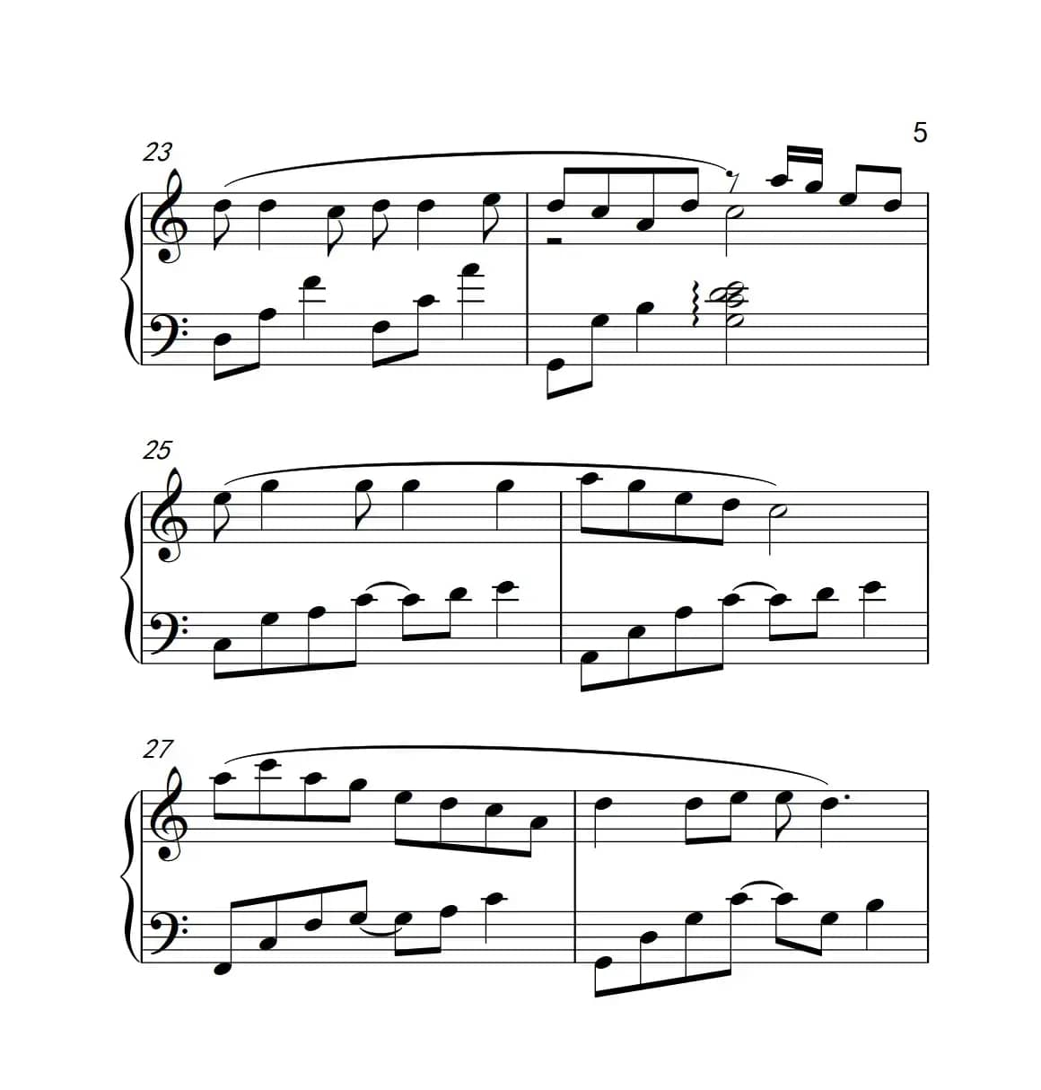 荷塘月色（《弹吧音教》制谱）