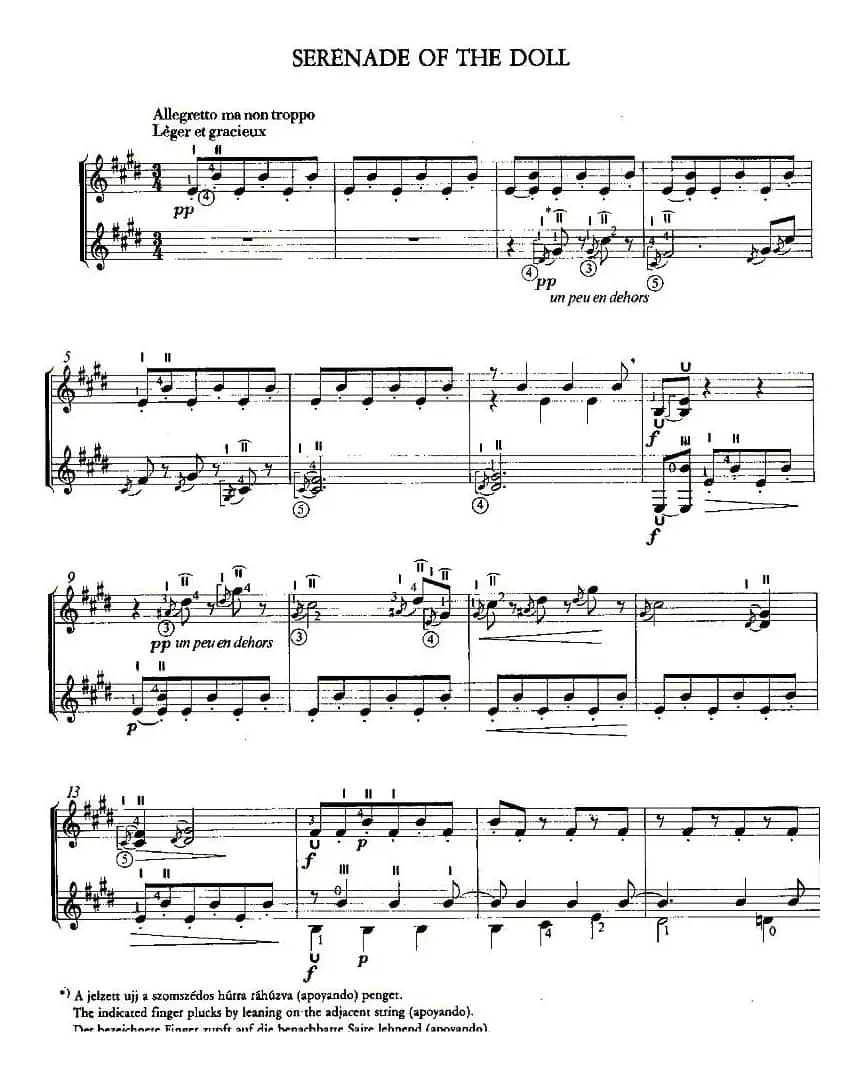 SERENADE OF THE DOLL（双吉他）