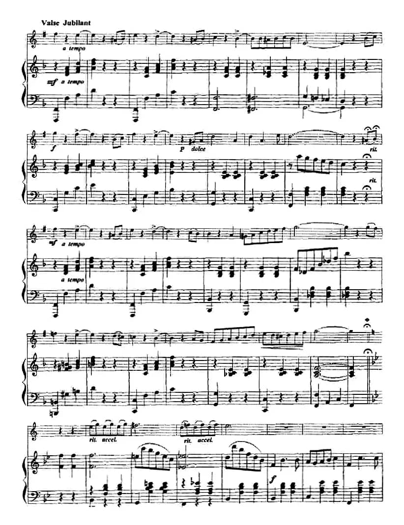 欢乐精神（小号+钢琴伴奏）