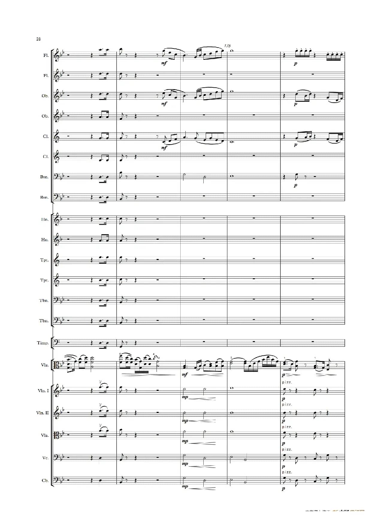 难忘的歌（中提琴与管弦乐队总谱）