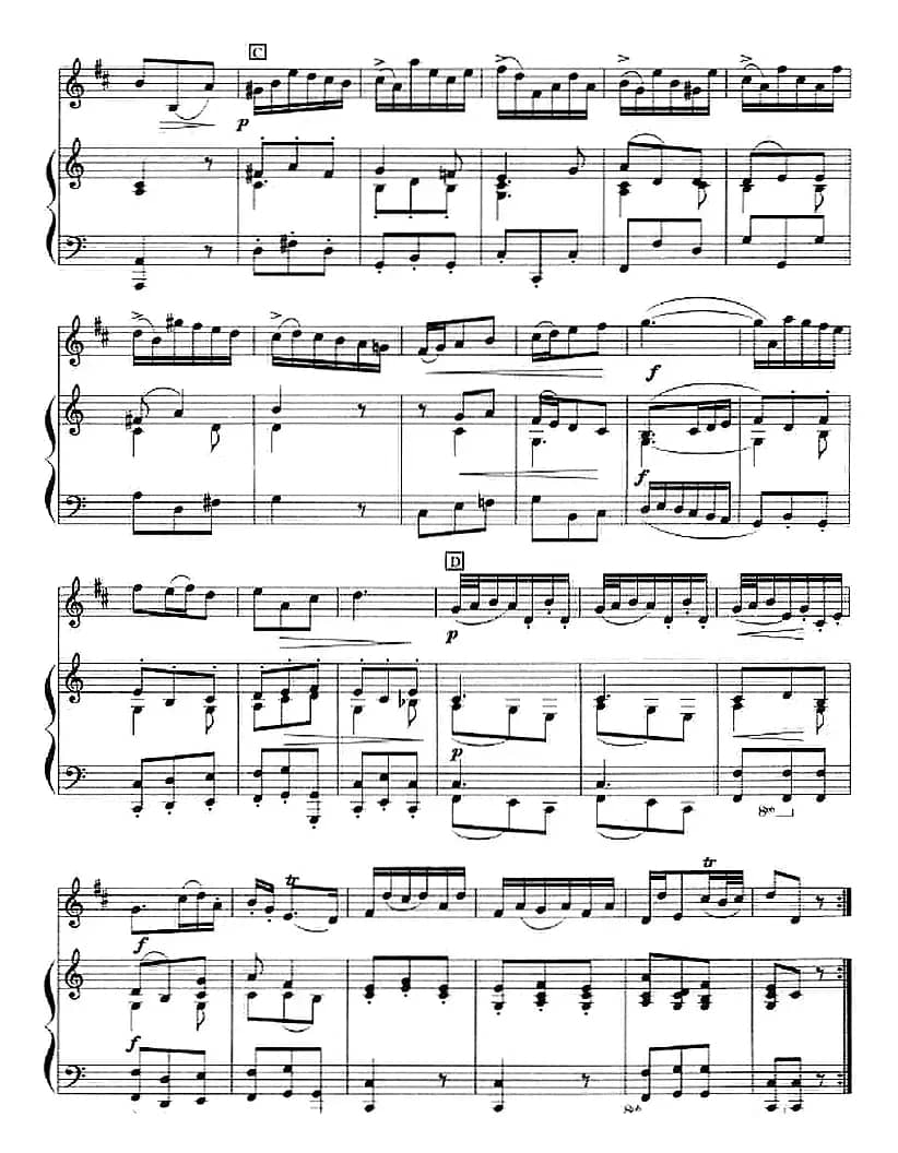 奏鸣曲第六首（小号+钢琴伴奏）