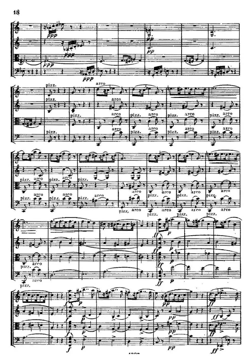 STREICHQUARTETT（E小调弦乐四重奏、II）